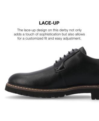 Men's Martin True Comfort Foam Plain Toe Lace-Up Derby Shoes