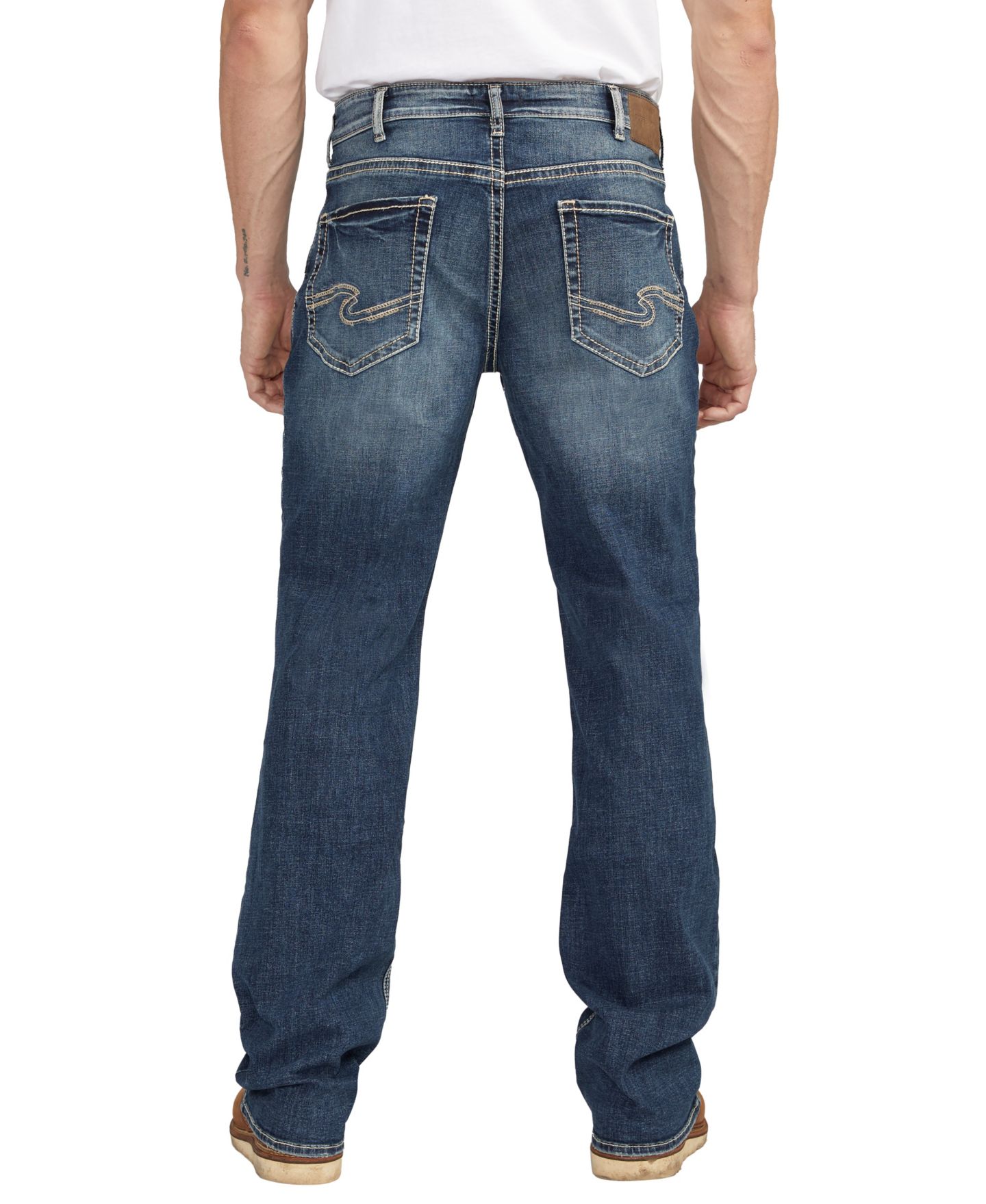 Мужские джинсы Silver Jeans Co. Craig Classic Fit Boot Cut, цвет: Индиго — фото 1