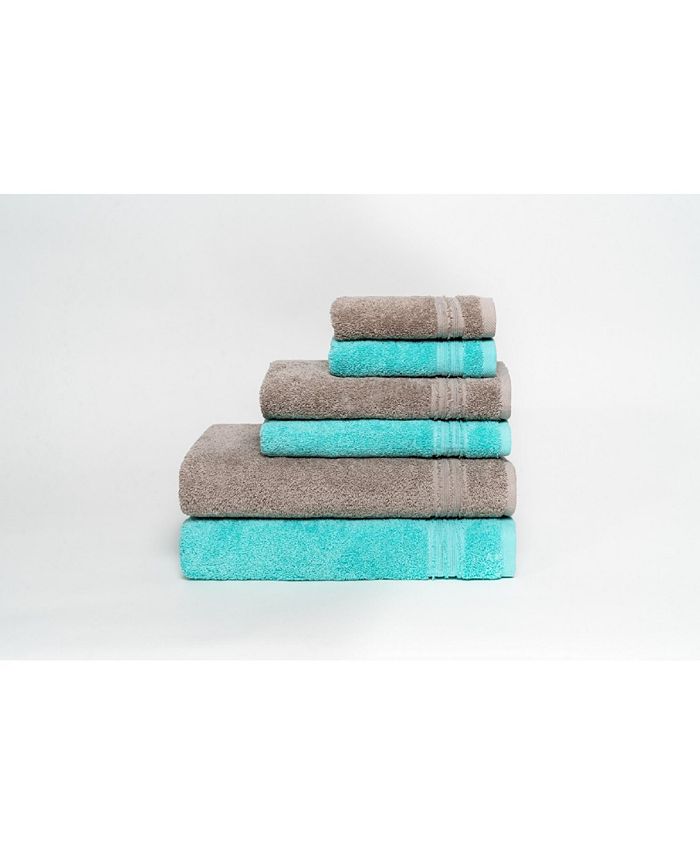 OZAN PREMIUM HOME Sweet Home Collection Turkish Cotton 6Pc. Bath Towel