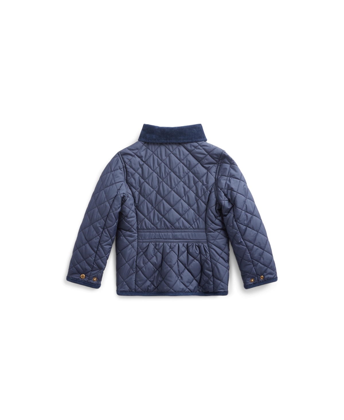 Polo Ralph Lauren Toddler And Little Girls Quilted Water-repellent Barn Jacket In Newport Navy