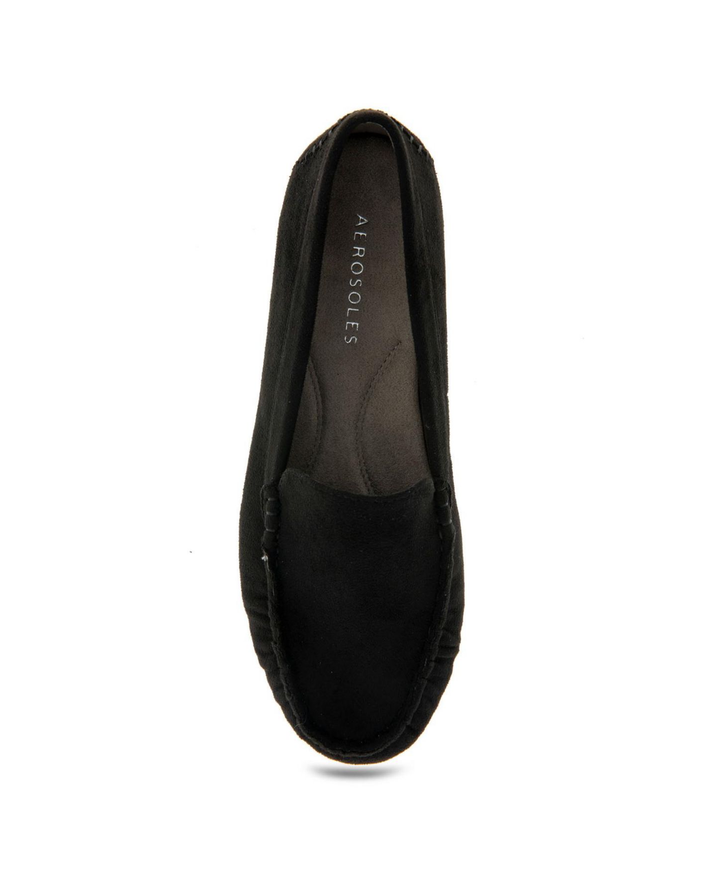 Женские туфли Aerosoles Over Drive Driving Style Slip-On, цвет: Чёрный искусственный замшевый — фото 4