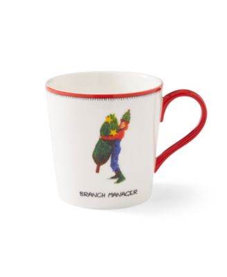 Kit Kemp for Christmas Doodles Branch Manager Mug