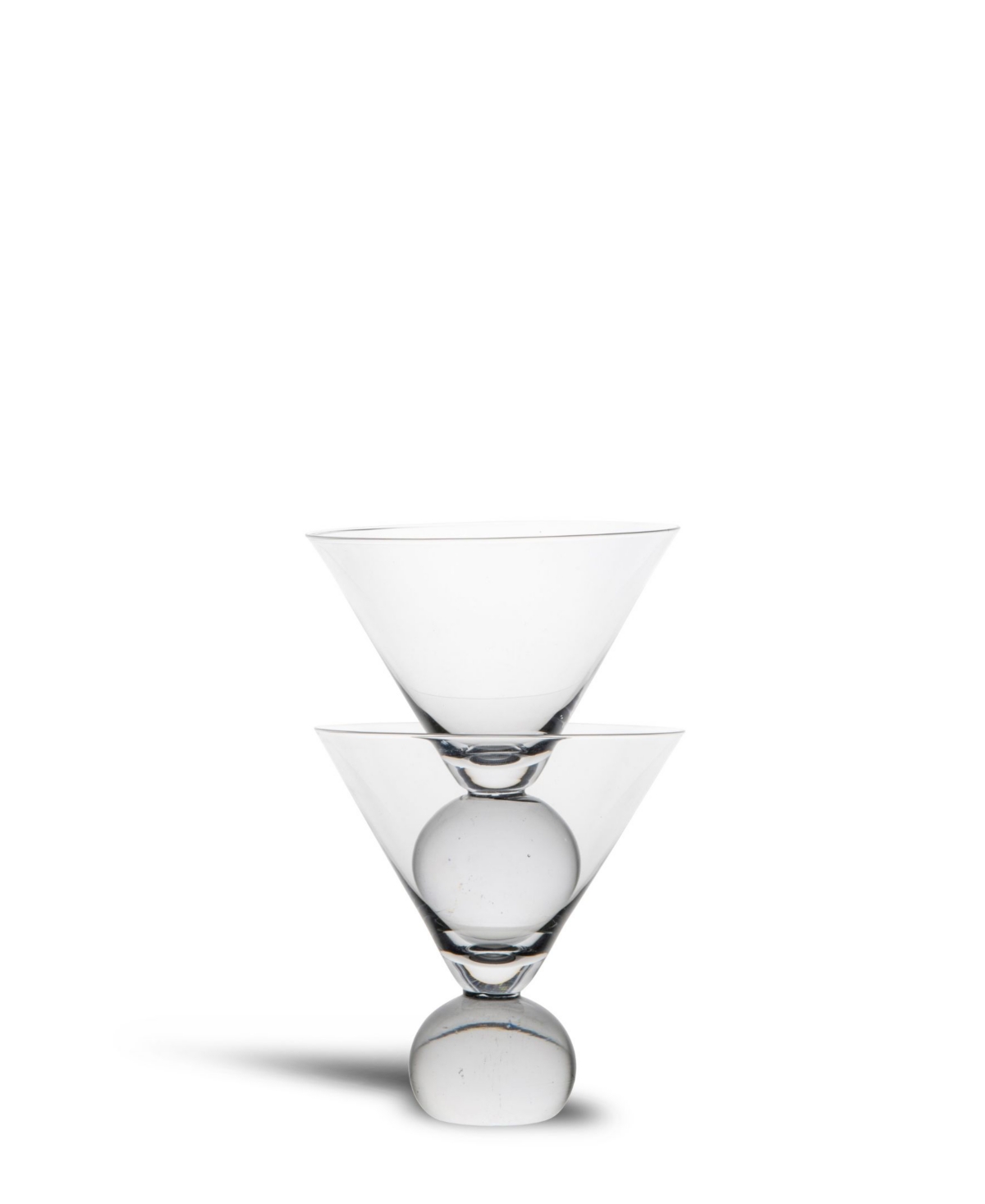 Byon By Widgeteer Spice Martini Glasses, Set Of 2 In Clear