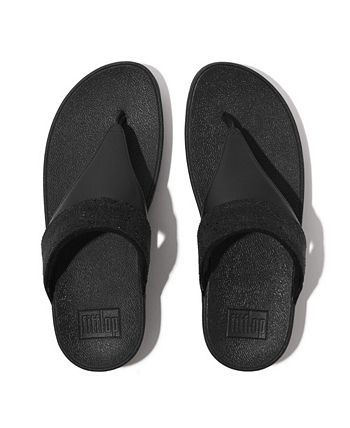 FitFlop Women's Lulu Opul-Trim Leather Toe-Post Sandals - Macy's
