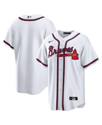 Men's Atlanta Braves Official Blank Replica Jersey