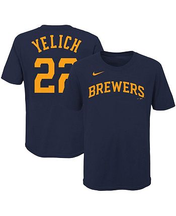 Big League Shirts Brewers Black Full Zip Jacket