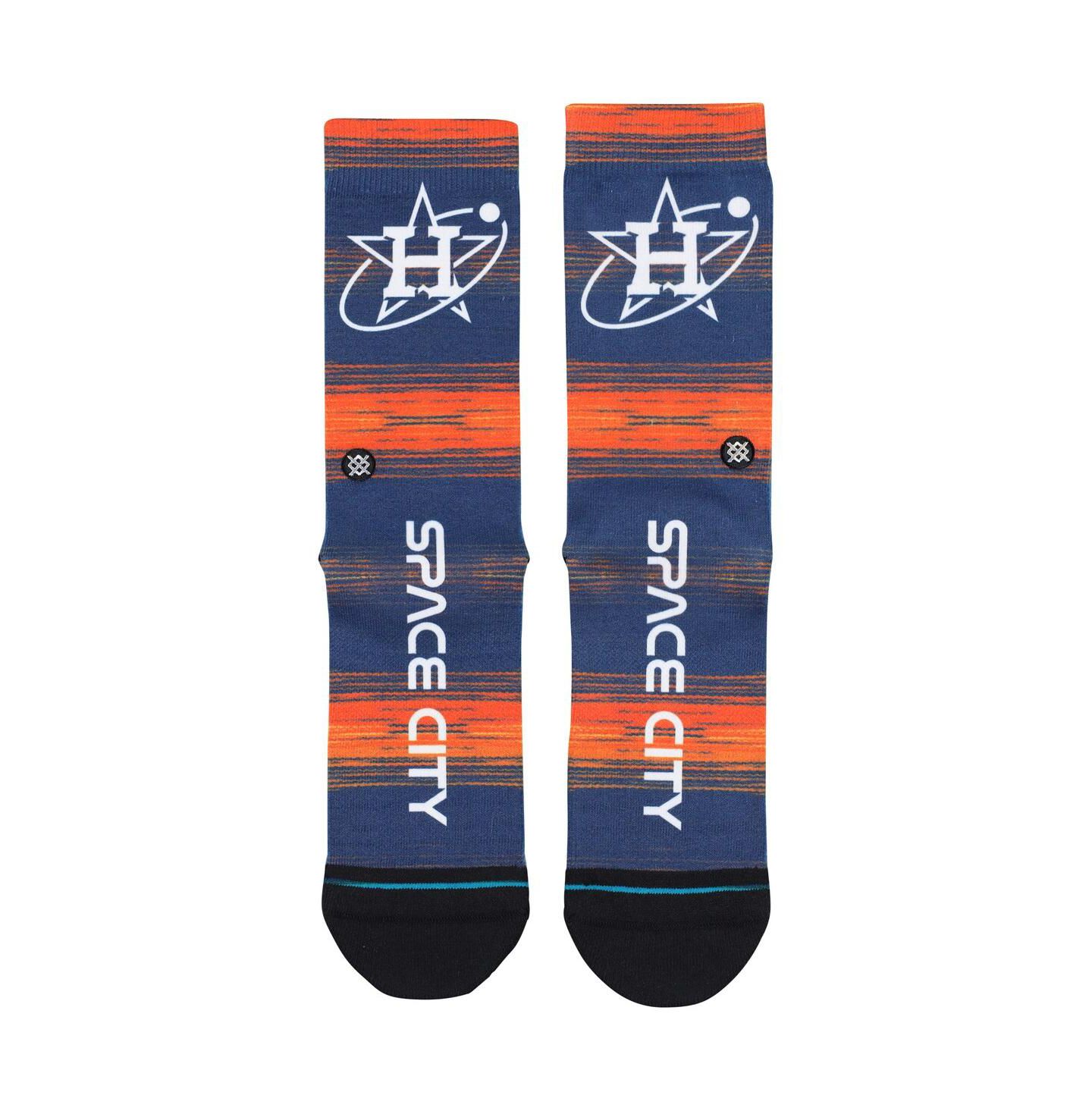 Носки Houston Astros Connect для мужчин, средней высоты — Stance — фото 3