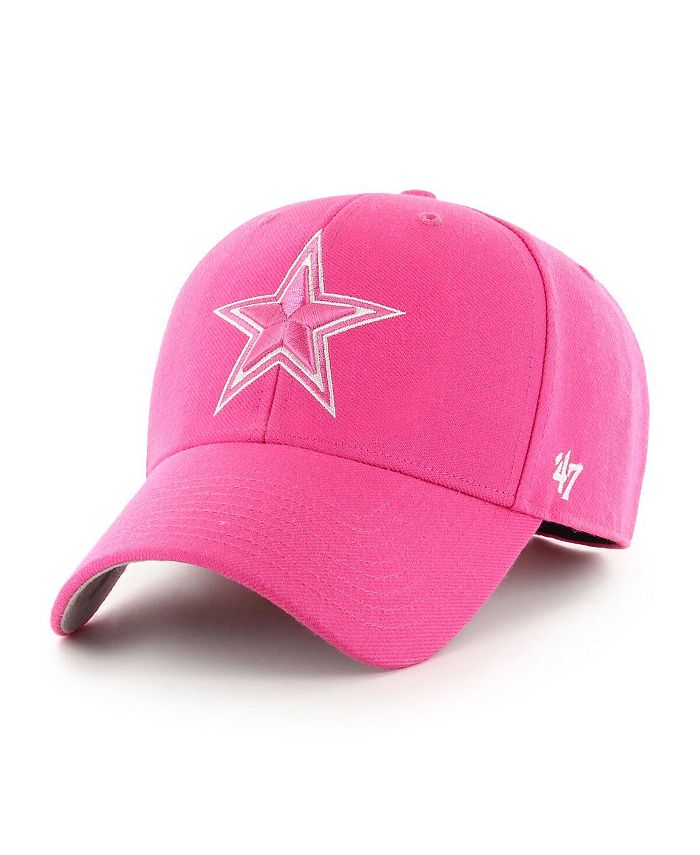 47 Brand Men's Pink Dallas Cowboys Clean Up Adjustable Hat - Macy's