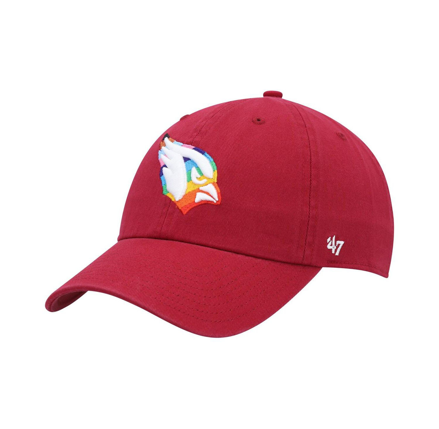 Men's Cardinal Arizona Cardinals Pride Clean Up Adjustable Hat