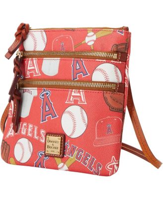 Women's Los Angeles Angels Game Day Triple Zip Crossbody Purse