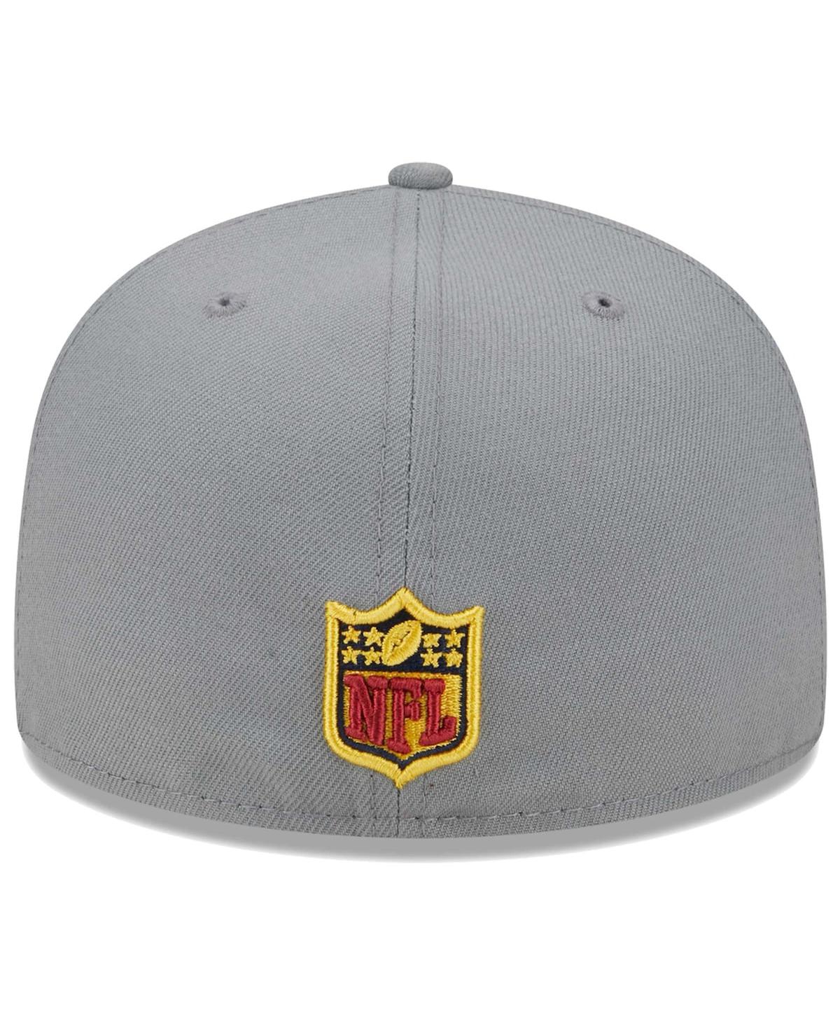 Men's New EraNew York Jets Color Pack 59FIFTY Fitted Hat - Gray