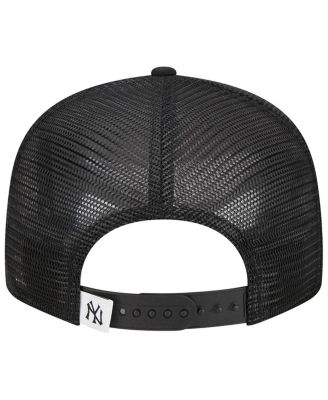 Men's Black New York Yankees Trucker 9FIFTY Snapback Hat