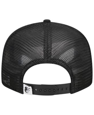 Men's Black Baltimore Orioles Trucker 9FIFTY Snapback Hat