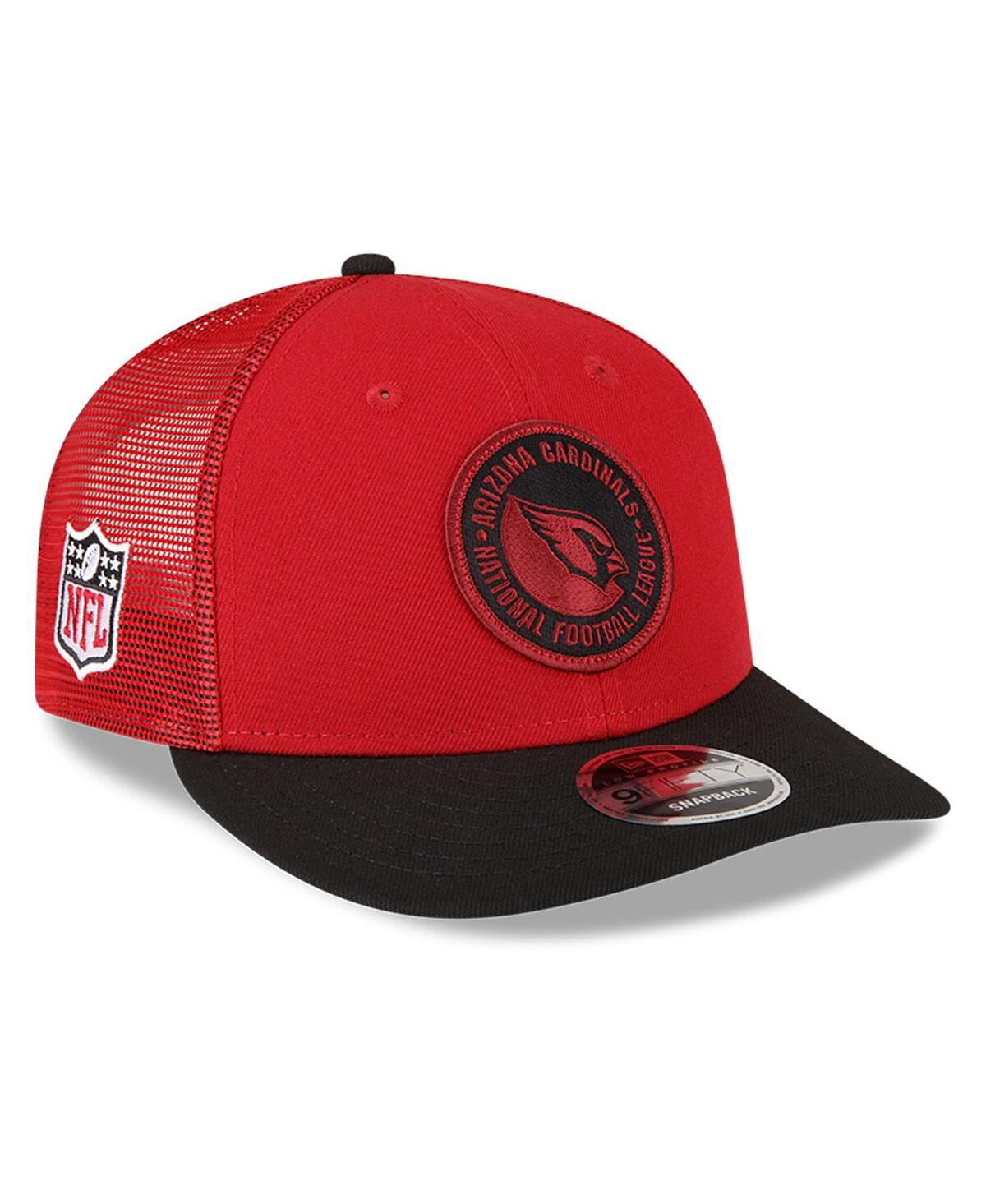 Men's New Era Black Arizona Cardinals 2023 Sideline Low Profile 9FIFTY Snapback Hat - Black