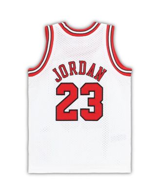 Infant Boys and Girls Michael Jordan White Chicago Bulls 1997/98 Hardwood Classics Authentic Jersey