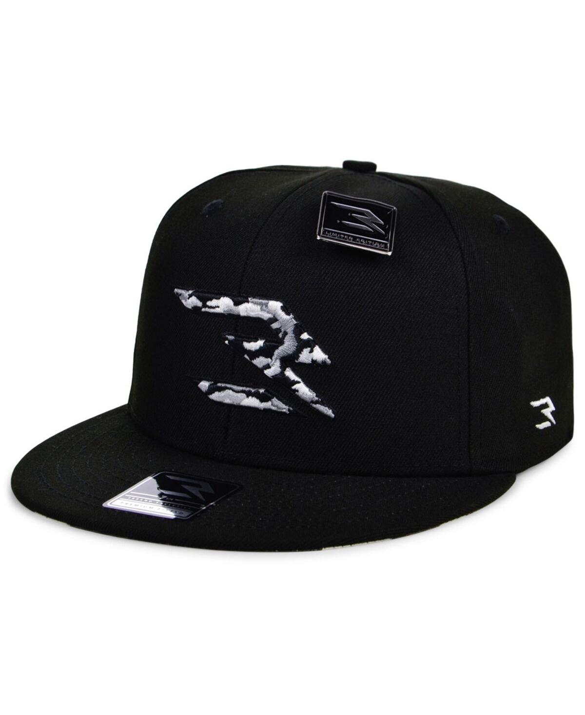 Men's Nike 3BRAND by Russell Wilson Black, Camo Fashion Fitted Hat - Black, Camo