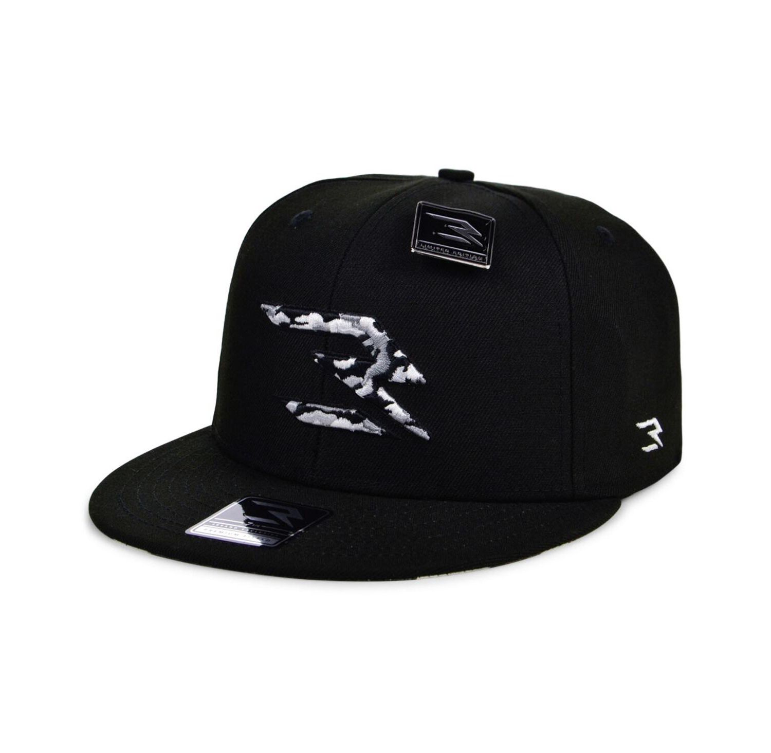 Men's Black, Camo Fashion Fitted Hat