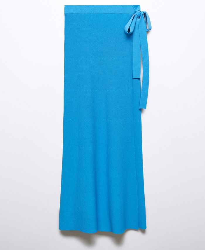 MANGO Women's Bow Wrap Skirt Macy's