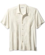 Men's Los Angeles Dodgers Tommy Bahama White Go Big or Go Home Camp  Button-Up Shirt