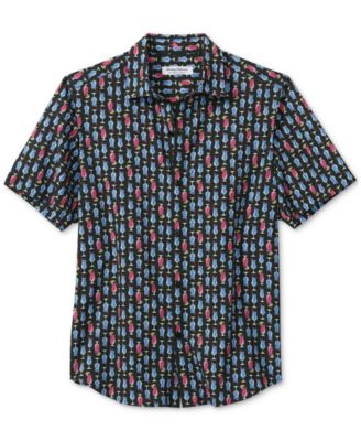 Tommy Bahama - Men's Bahama Coast Cocktail Timeblack Short-Sleeve Button-Up Shirt