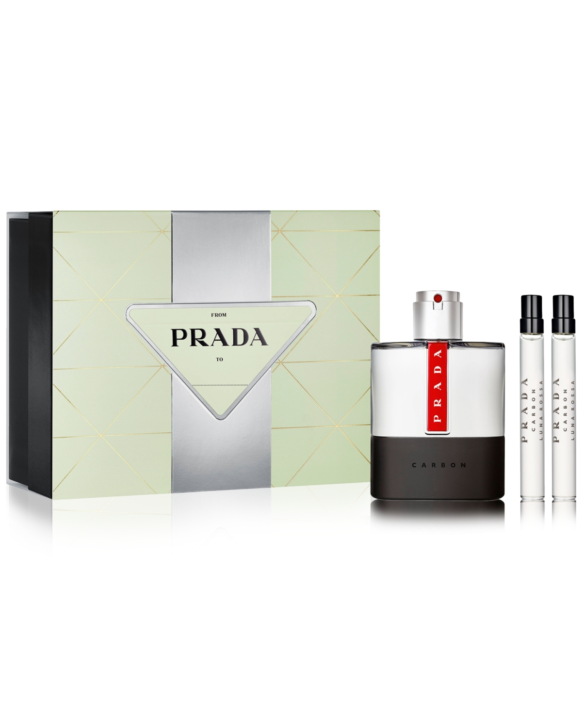 Prada Men's 3-pc. Luna Rossa Carbon Eau De Toilette Gift Set In No Color
