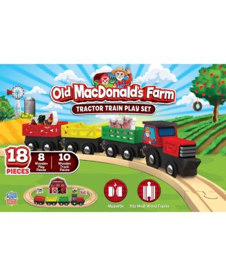 Old MacDonald's Farm Tractor Train Play Set for Kids