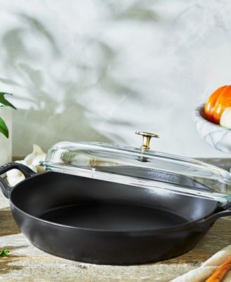 Cast Iron 3.5-Qt Braiser with Glass Lid