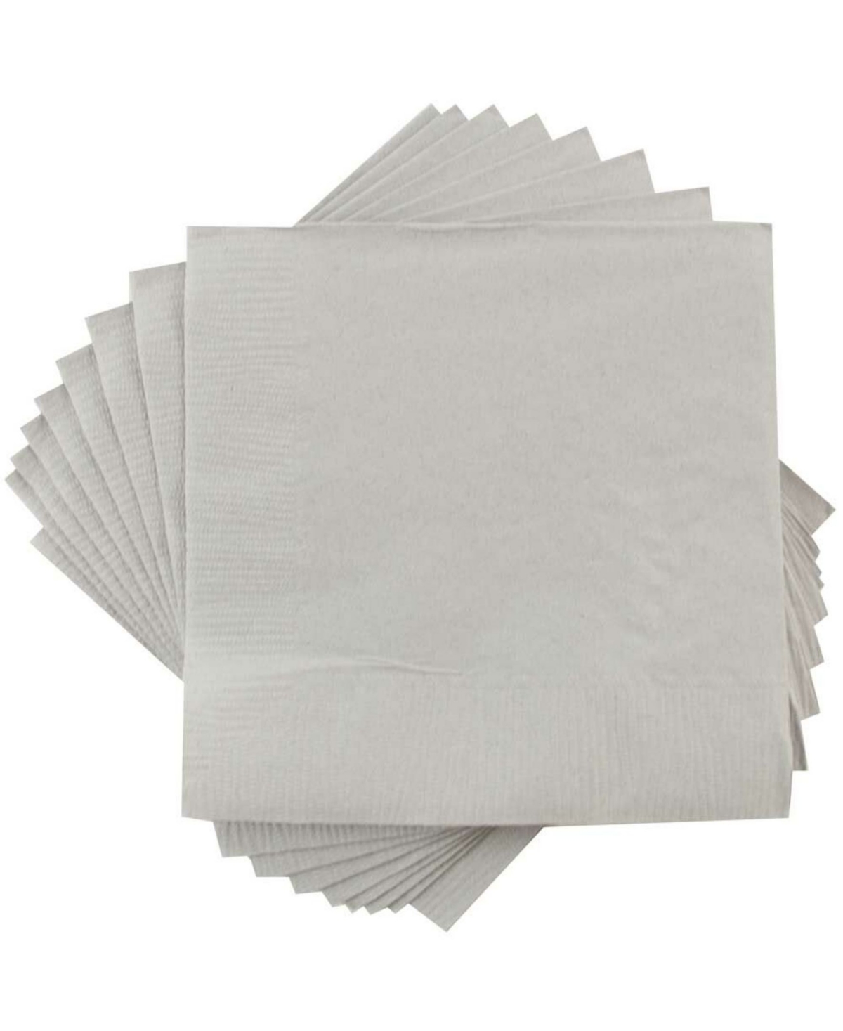 Jam Paper Small Beverage Napkins In Silver