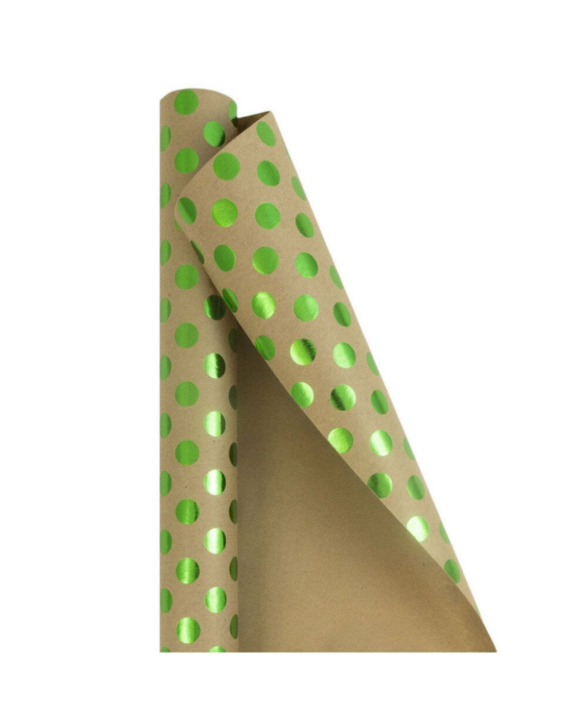 Shop Jam Paper Assorted Gifoot Wrap In Red Green Dots Kraft