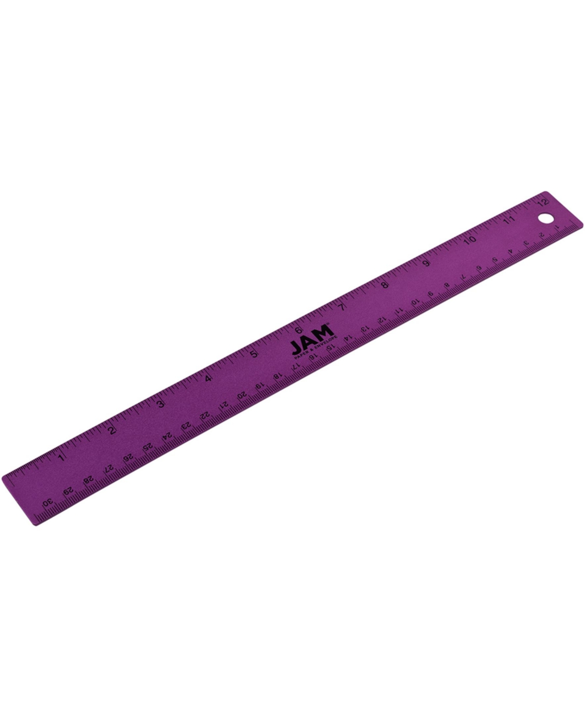 Jam Paper Strong Aluminum Ruler In Lavender Purple
