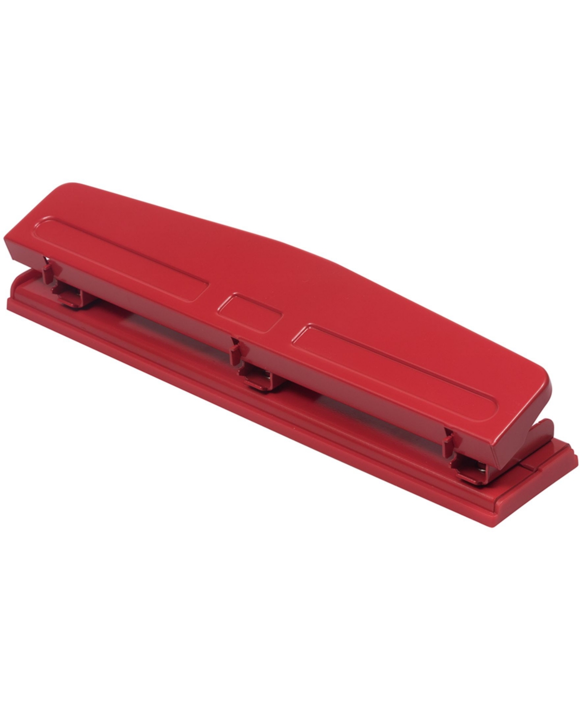 Jam Paper Metal 3 Hole Punch In Red