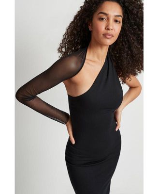 Women's Manhattan Mesh Sleeve Gown