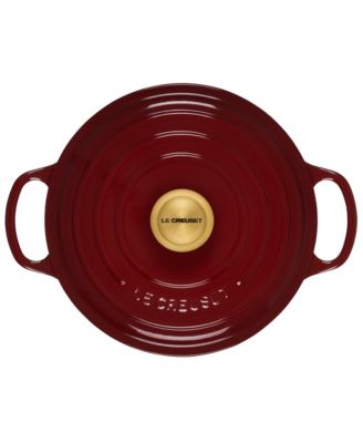 Signature Enameled Cast Iron 5.5 Qt. Round Dutch Oven