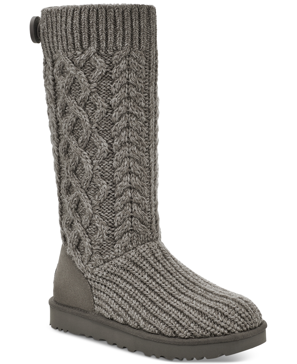UGG WOMEN'S CLASSIC CARDI CABLE KNIT PULL-ON BOOTS