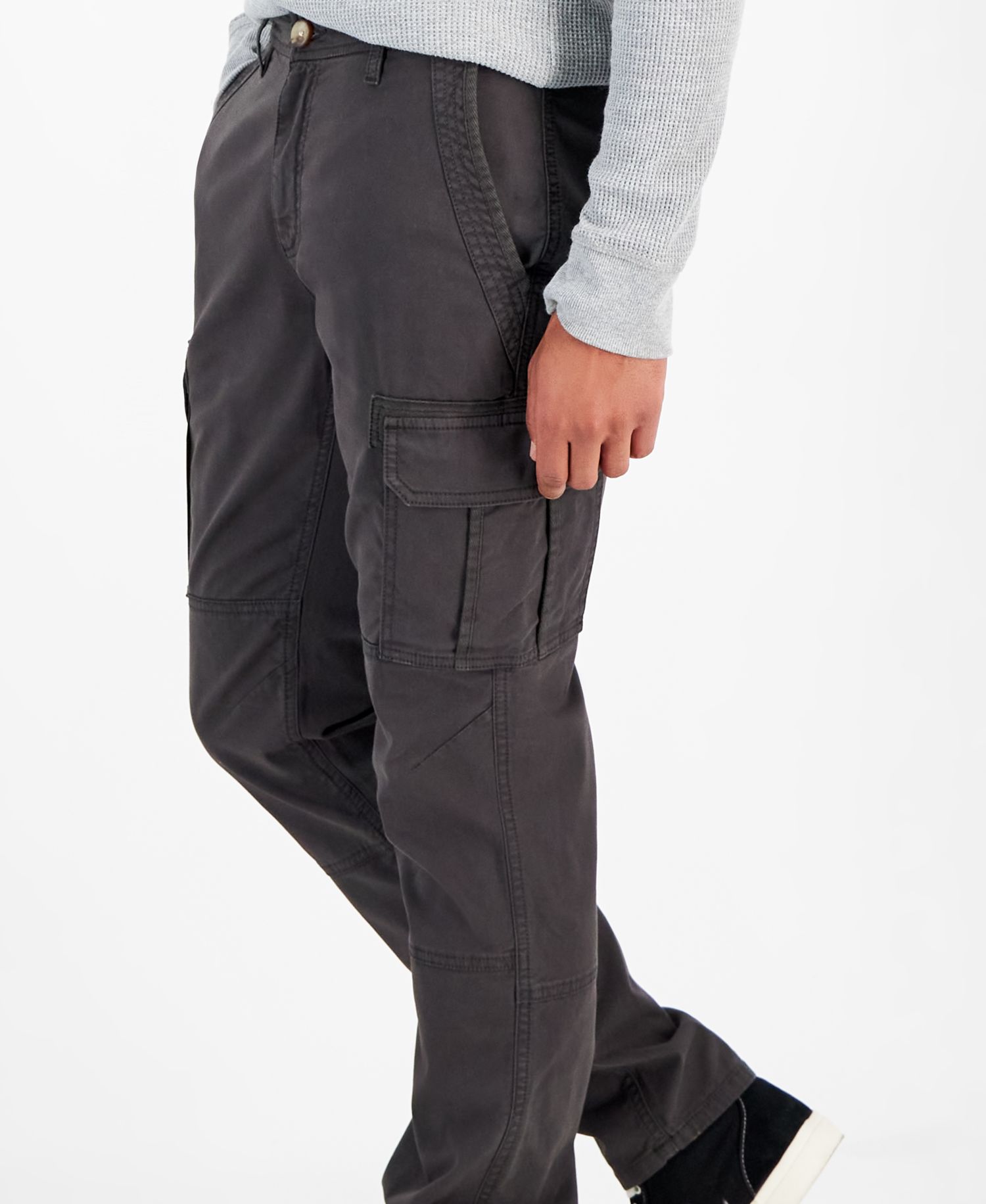 Men's Garment-Dyed Tapered Cargo Pants