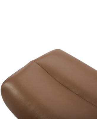 Janer 22" Leather Ottoman