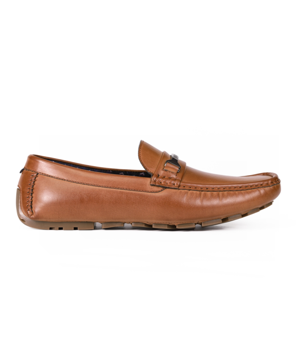Shop Tommy Hilfiger Men's Axin Slip-on Penny Drivers In Medium Brown Burnished