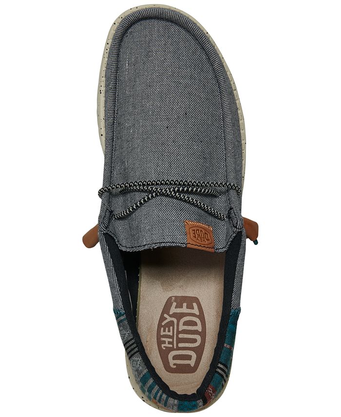Hey Dude Men's Wally Funk Baja Casual Moccasin Sneakers from Finish ...