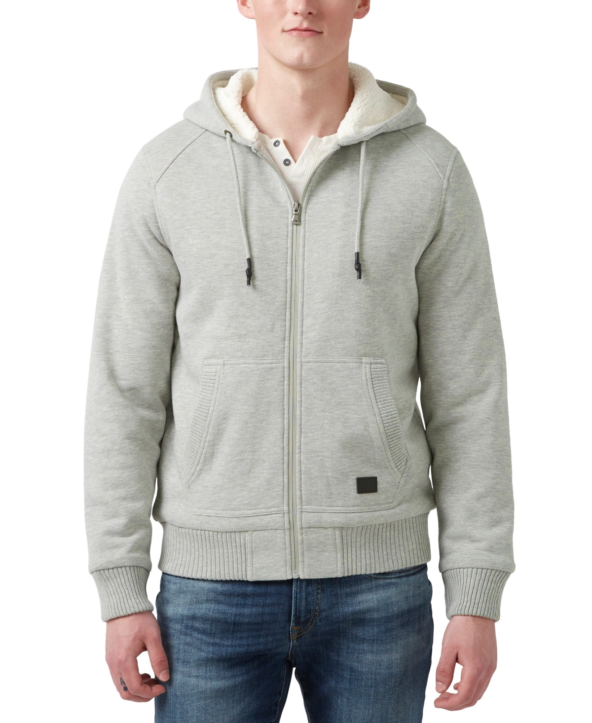 Men's Fasox Fleece Lined Full-Zip Sweatshirt - Heather Gray