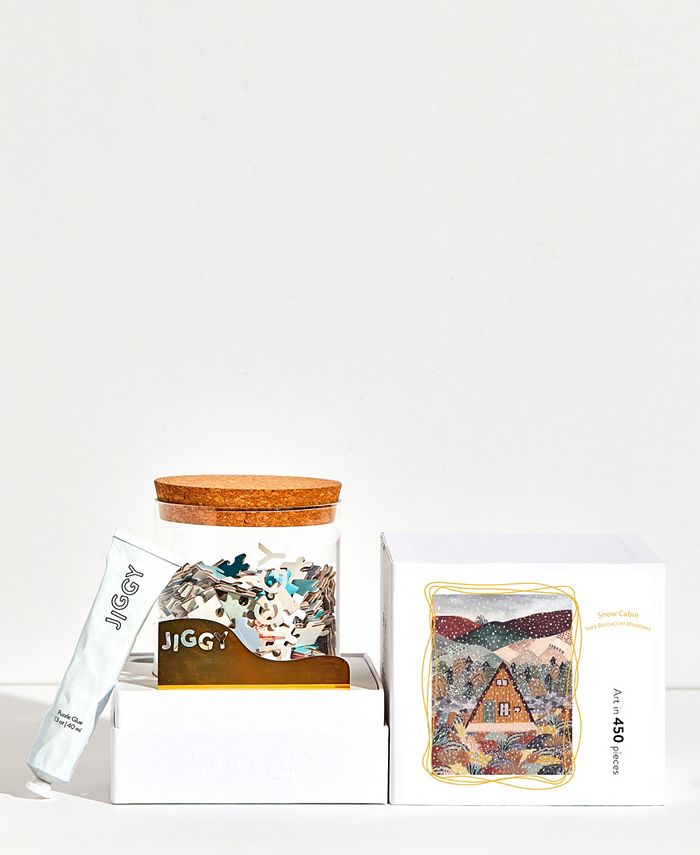 Jiggy Snow Cabin, Sara Boccaccini Meadows Decorative Artwork Puzzle