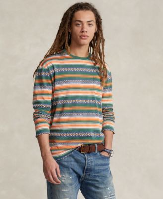 Polo Ralph Lauren - Men's Classic-Fit Striped Jacquard T-Shirt