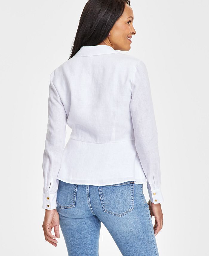 I.N.C. International Concepts Women's FauxWrap Top, Created for Macy's
