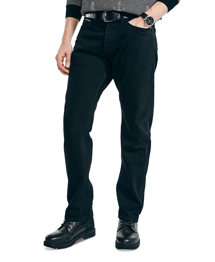 Nautica Men's Straight-Fit Button-Fly Jeans - Macy's