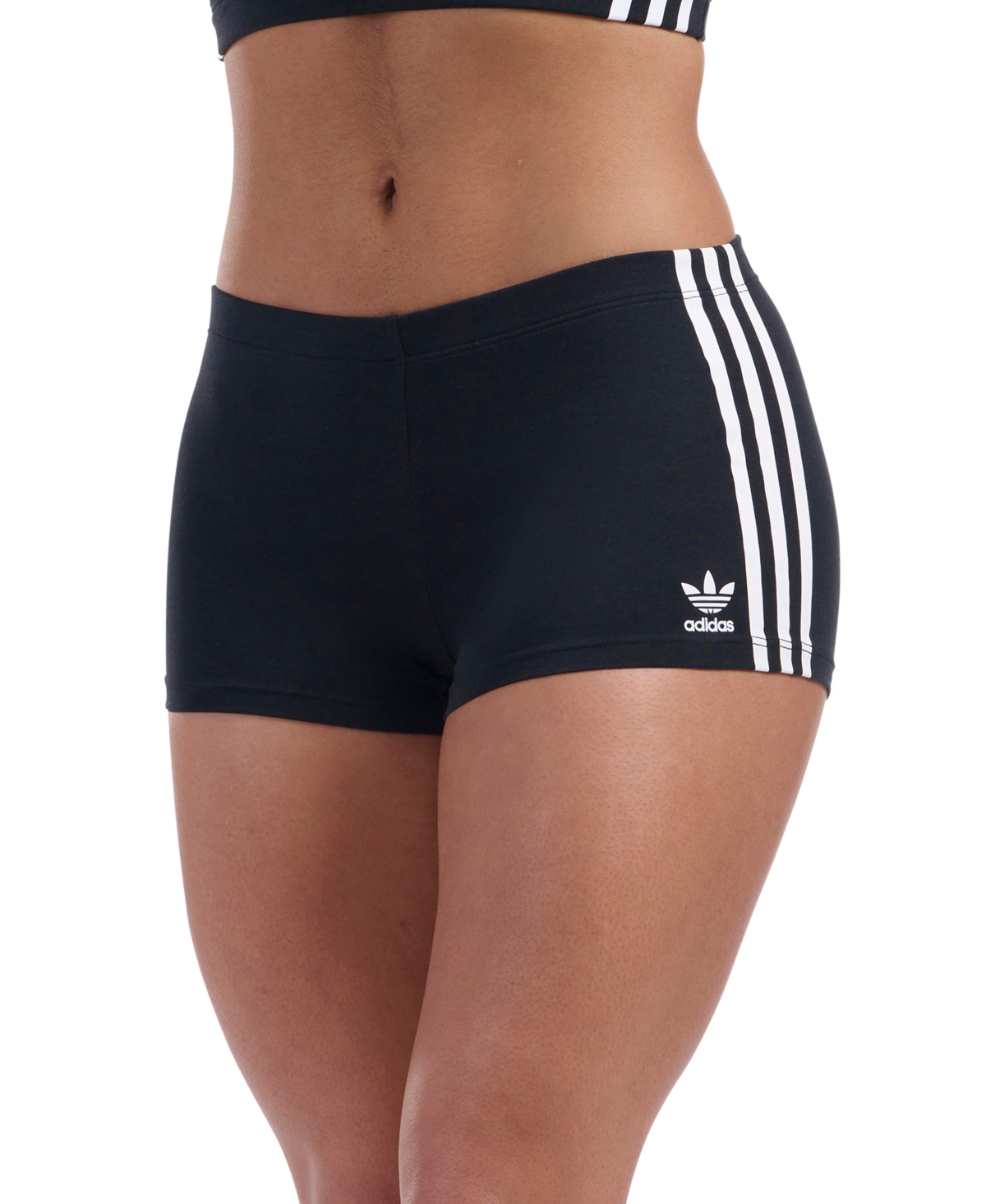 Adidas Originals Intimates Women's Adicolor Comfort Flex Cotton Short 4a3h00 In Black