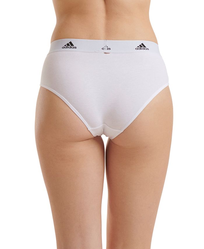 adidas Women's 3-Pk. Active Comfort Cotton Bikini Underwear 4A3P92