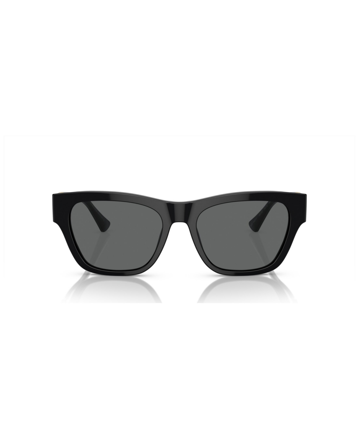 Shop Versace Men's Low Bridge Fit Sunglasses Ve4457f In Black