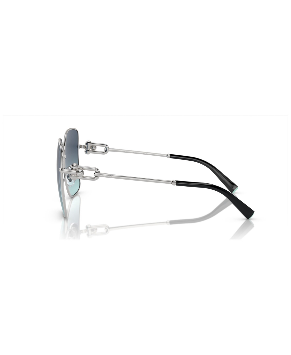 Shop Tiffany & Co Women's Sunglasses, Gradient Tf3094 In Silver