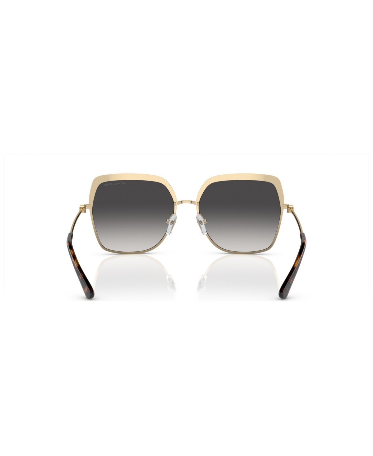 Shop Michael Kors Women's Greenpoint Sunglasses, Gradient Mk1141 In Light Gold