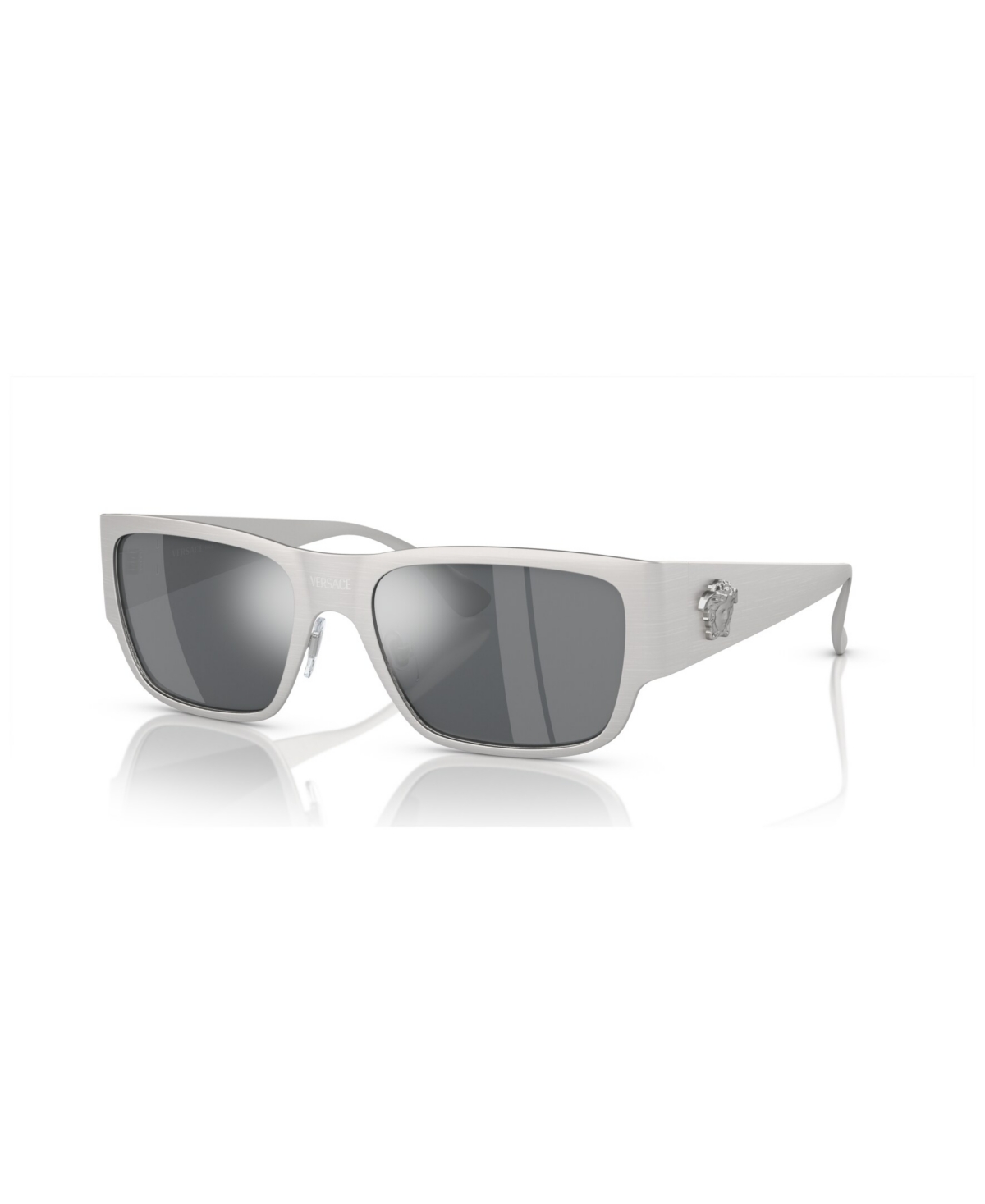 Versace Men's Sunglasses, Mirror Ve2262 In Silver