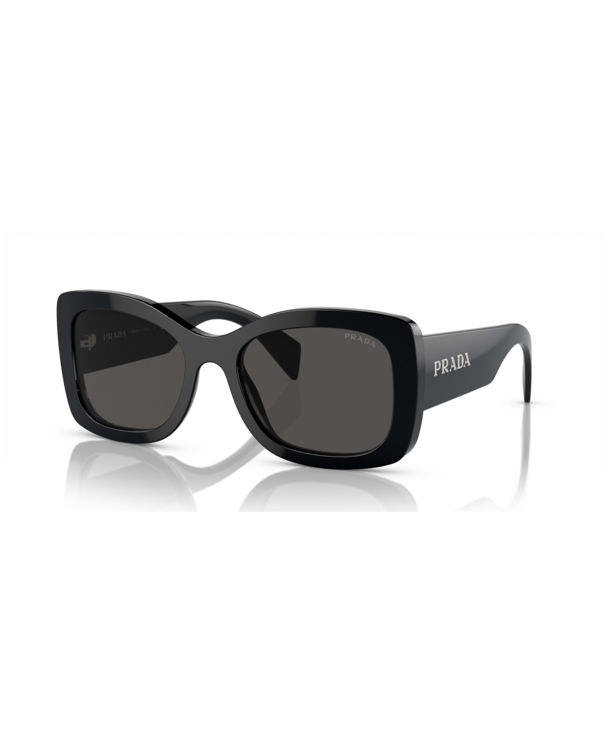 Shop Prada Women's Sunglasses Pr A08s In Black